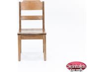 vaughan bassett brown inch standard seat height side chair  image   