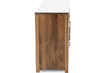 vaughan bassett brown buffet server sideboard   