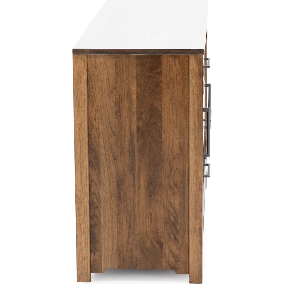vaughan bassett brown buffet server sideboard   