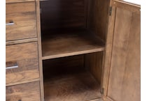vaughan bassett brown buffet server sideboard   