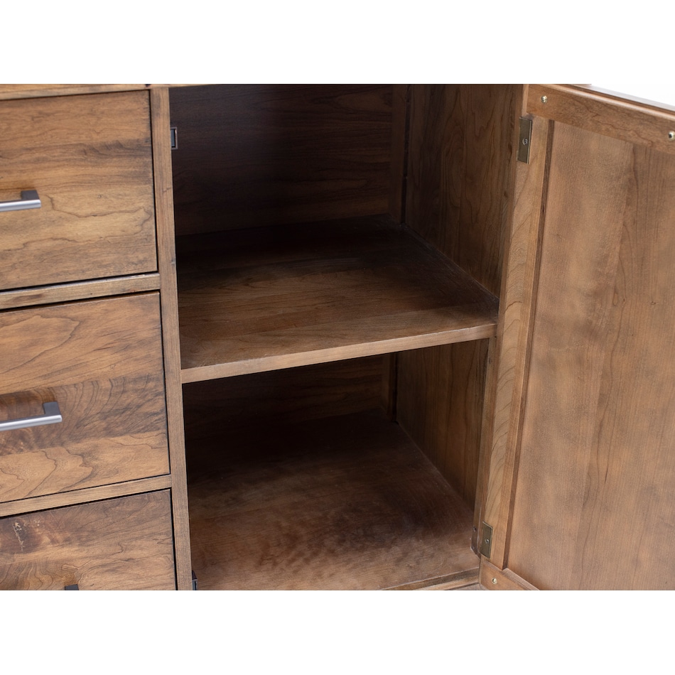 vaughan bassett brown buffet server sideboard   