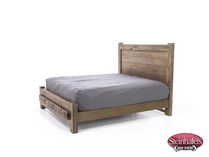 vaughan bassett brown king bed package  image kp  