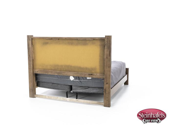 vaughan bassett brown king bed package  image kp  