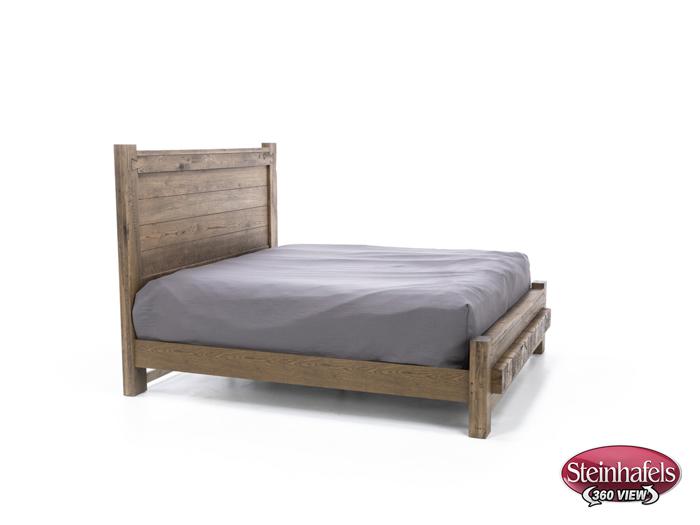 vaughan bassett brown king bed package  image kp  