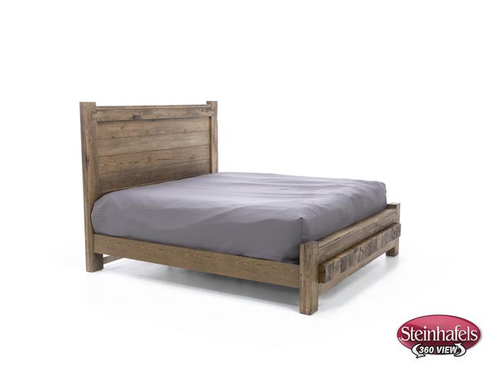 vaughan bassett brown king bed package  image kp  