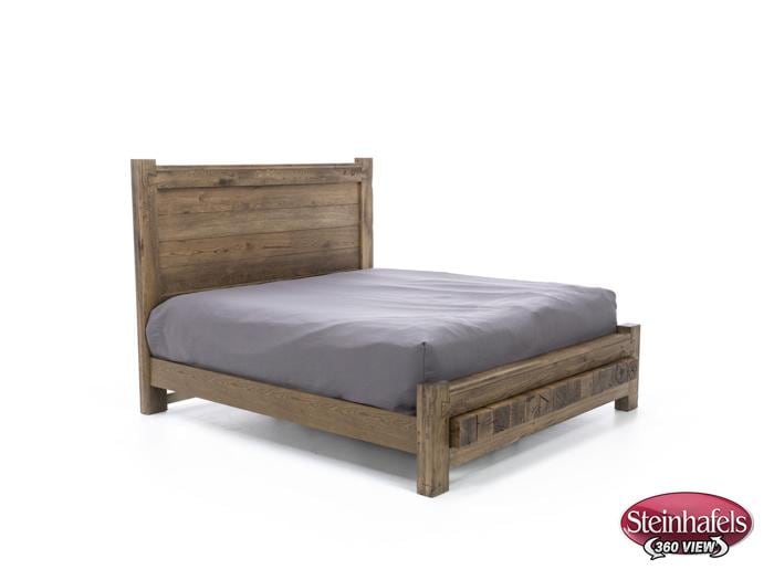 vaughan bassett brown king bed package  image kp  