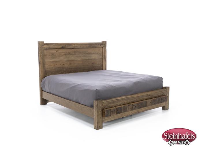 vaughan bassett brown king bed package  image kp  