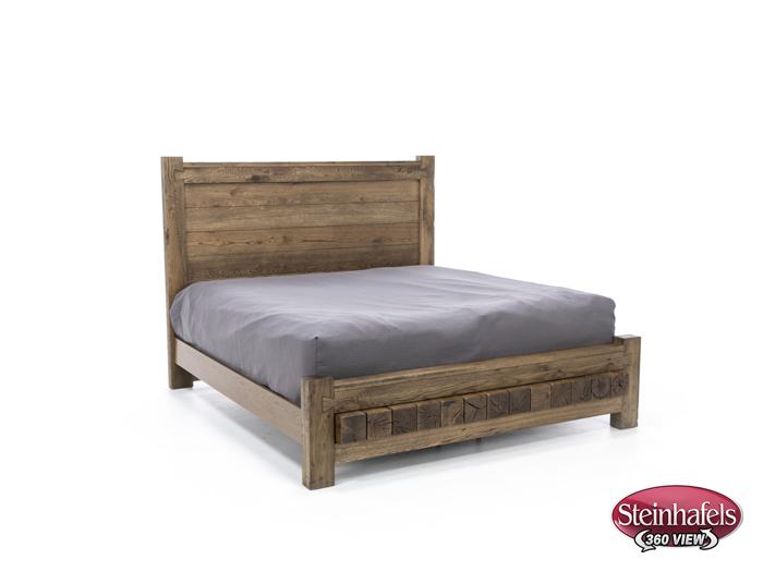 vaughan bassett brown king bed package  image kp  