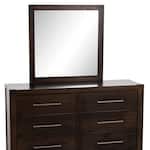 vaughan bassett brown mirror   