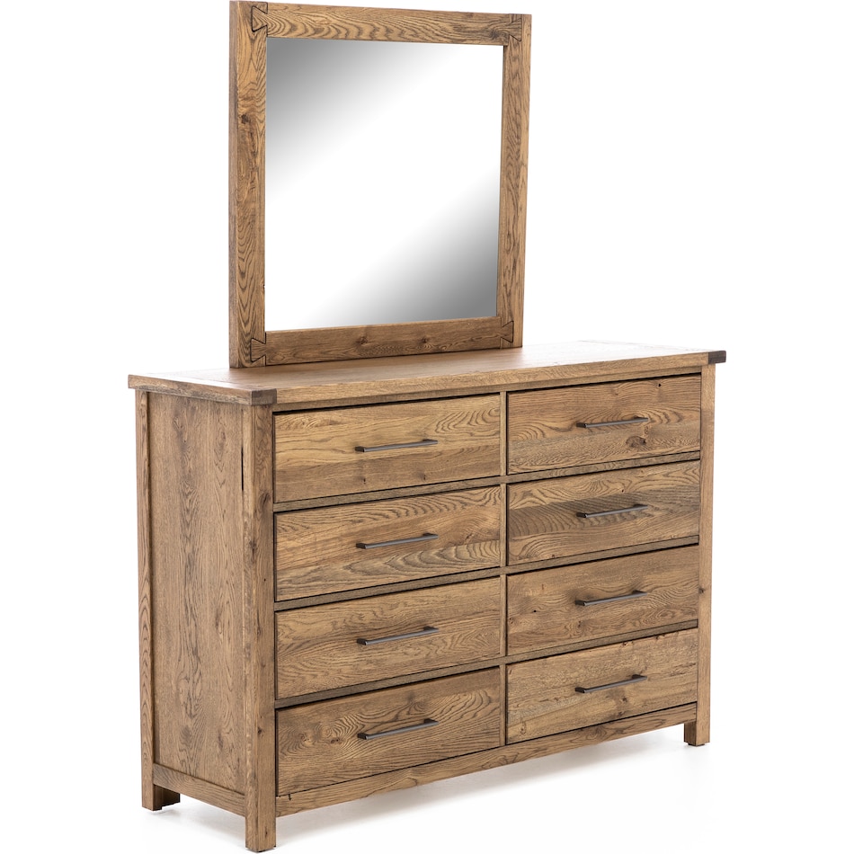 vaughan bassett brown mirror   