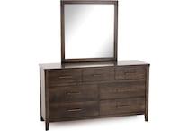 vaughan bassett brown mirror   