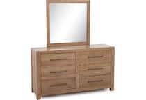 vaughan bassett brown mirror   