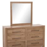 vaughan bassett brown mirror   