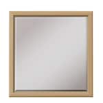 vaughan bassett brown mirror   