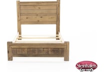 vaughan bassett brown queen bed package  image qp  