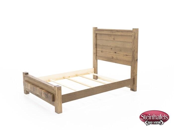 vaughan bassett brown queen bed package  image qp  