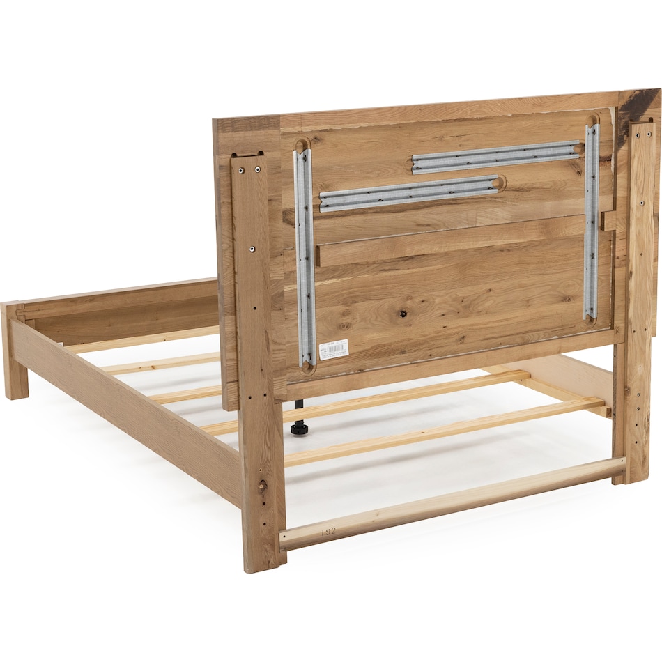 vaughan bassett brown queen bed package pqp  