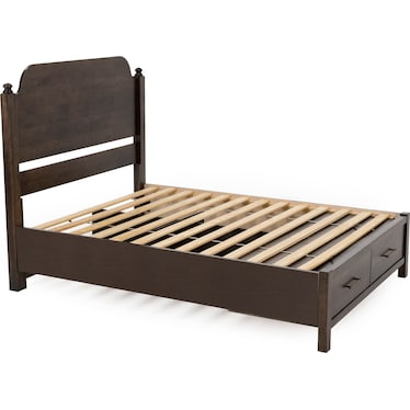 Pure Maple Poster Storage Bed