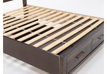 vaughan bassett brown queen bed package psq  