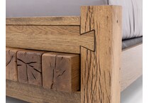 vaughan bassett brown queen bed package qp  