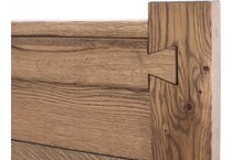 vaughan bassett brown queen bed package qp  