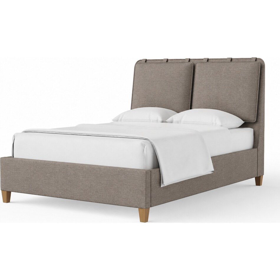 vaughan bassett brown queen bed package uqp  