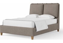 vaughan bassett brown queen bed package uqp  