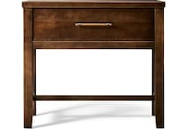 vaughan bassett brown single drawer   