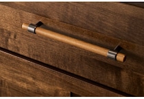 vaughan bassett brown single drawer   