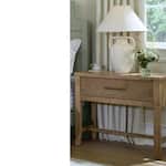 vaughan bassett brown single drawer   