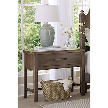 Pure Maple One Drawer Nightstand