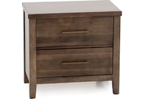 vaughan bassett brown two drawer   