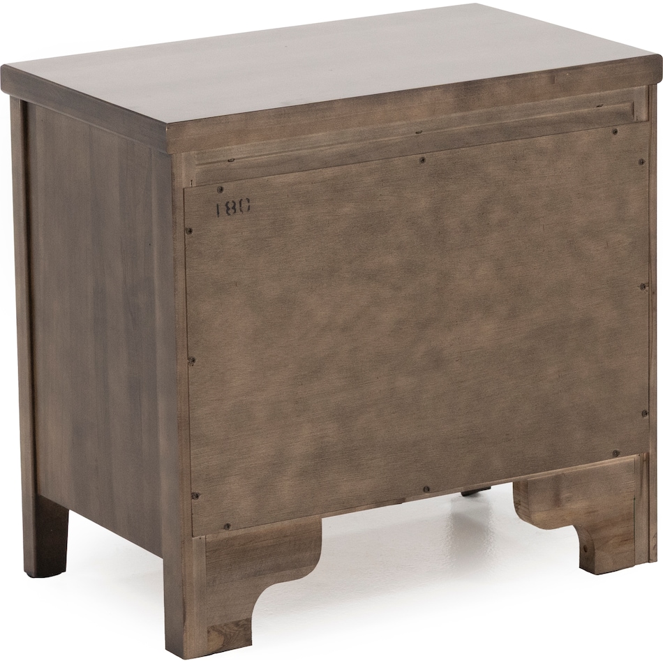 vaughan bassett brown two drawer   