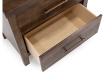 vaughan bassett brown two drawer   