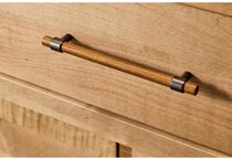vaughan bassett brown two drawer   