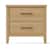 vaughan bassett brown two drawer   