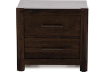 vaughan bassett brown two drawer   