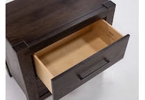 vaughan bassett brown two drawer   