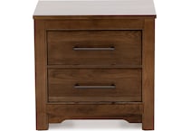 vaughan bassett brown two drawer   