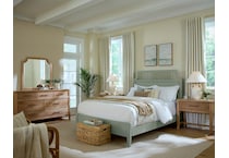 vaughan bassett green king bed package lifestyle image kg  