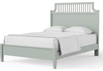 vaughan bassett green queen bed package qg  