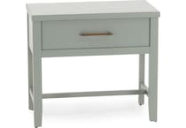 vaughan bassett green single drawer   