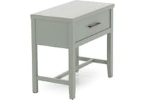 vaughan bassett green single drawer   