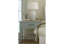 vaughan bassett green single drawer lifestyle image   