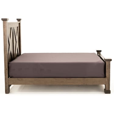 Cool Rustic X Panel Bed