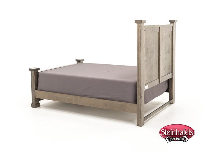 vaughan bassett grey queen bed package  image qp  