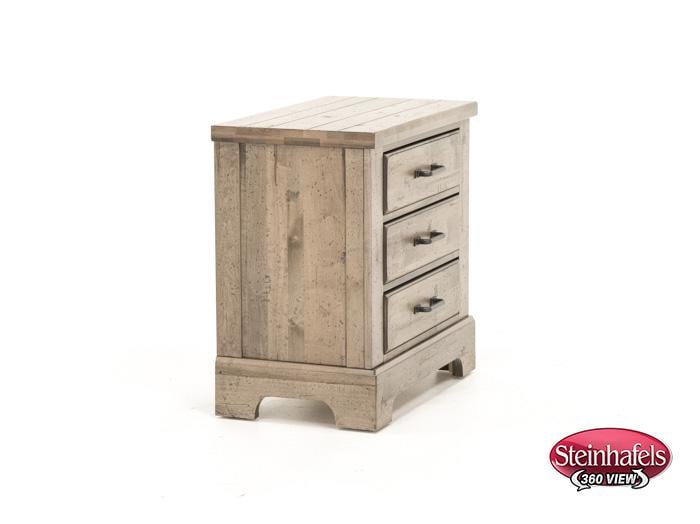 vaughan bassett grey three drawer  image   