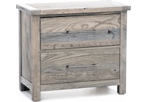 vaughan bassett grey two drawer   