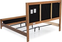 vaughan bassett medium cherry  queen bed package uqp  