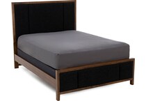 vaughan bassett medium cherry  queen bed package uqp  